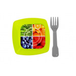 Súprava fastfoodu - hamburger, hot-dog, lievance